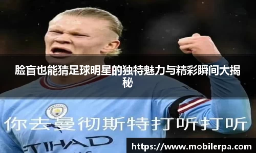 脸盲也能猜足球明星的独特魅力与精彩瞬间大揭秘